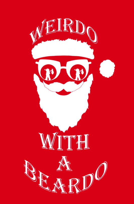 Weirdo with a beardo Santa